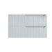 600-1500*455*830mm Infinity Sersi White High-Moisture Resistant Plywood Fluted Wall Hung Bathroom Vanity