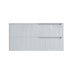 600-1500*455*830mm Infinity Sersi White High-Moisture Resistant Plywood Fluted Wall Hung Bathroom Vanity