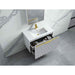 600-1500*455*830mm Infinity Thena White High-Moisture Resistant Plywood Fluted Wall Hung Bathroom Vanity