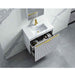 600-1500*455*830mm Infinity Thena White High-Moisture Resistant Plywood Fluted Wall Hung Bathroom Vanity