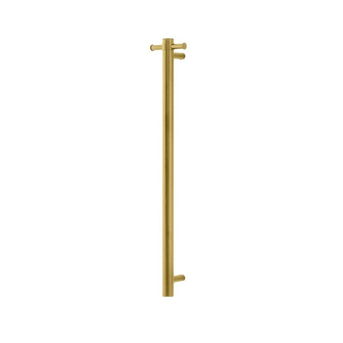 950mm Aquaperla Round Vertical Single Electric Heated Towel Rail