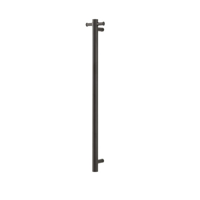 950mm Aquaperla Round Vertical Single Electric Heated Towel Rail