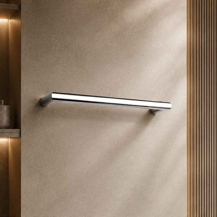 600mm Roma Round Horizontal Single/Triple Bar Heated Towel Rail