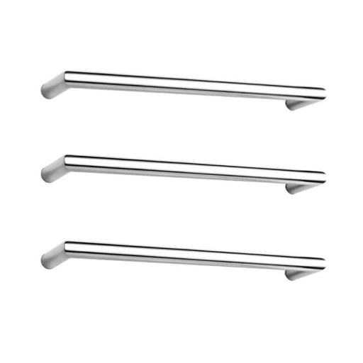 600mm Roma Round Horizontal Single/Triple Bar Heated Towel Rail