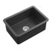 677*470*282mm Poseidon Camden Fireclay Matt Black/Gloss White Square Single Bowl Top/Undermount Farmhouse Sink