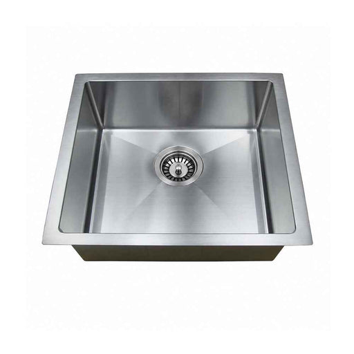 450/600/750*450*220mm Poseidon Stainless Steel Square Single Bowl Kitchen Sink