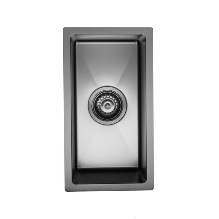 240*440*220mm Poseidon Crystal Sands PVD Nano Stainless Steel Square Single Bowl Kitchen Sink