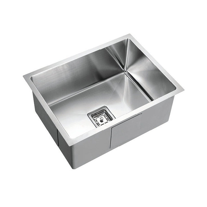 550*400*235mm Poseidon Stainless Steel Square Single Bowl Top/Undermount Kitchen Sink