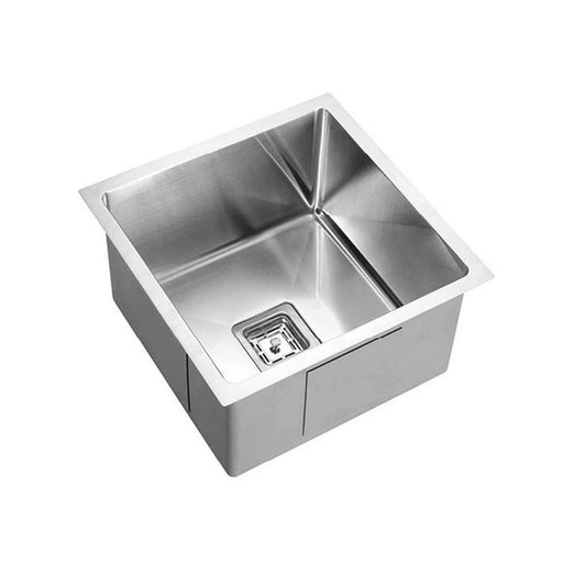 450*450*220mm Poseidon Stainless Steel Square Single Bowl Top/Undermount Kitchen Sink