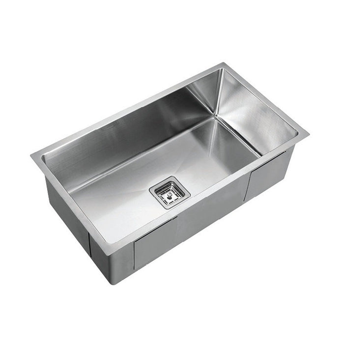760*400*235mm Poseidon Stainless Steel Square Single Bowl Top/Undermount Kitchen Sink