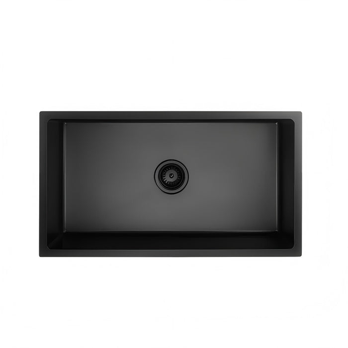 810*450*220mm Poseidon Crystal Sands PVD Nano Stainless Steel Square Single Bowl Kitchen Sink