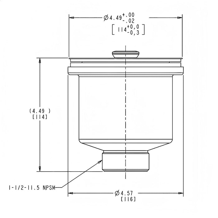 Poseidon PSW01 Round Sink Waste With Pull Out Basket
