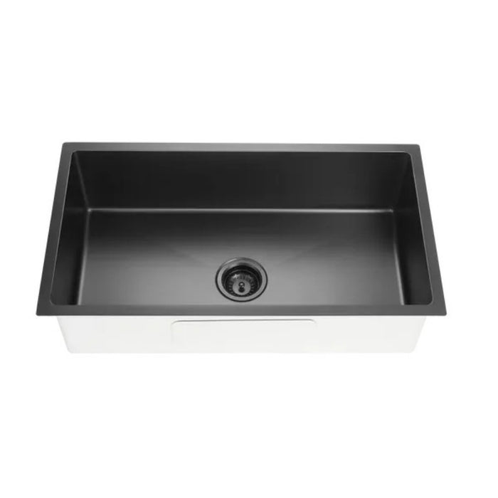 810*450*220mm Poseidon Crystal Sands PVD Nano Stainless Steel Square Single Bowl Kitchen Sink
