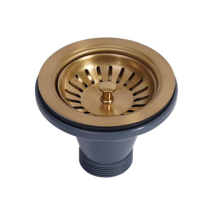 Poseidon PCSW Round Basket Waste For Fireclay sinks Or Quartz Sinks Stainless Steel