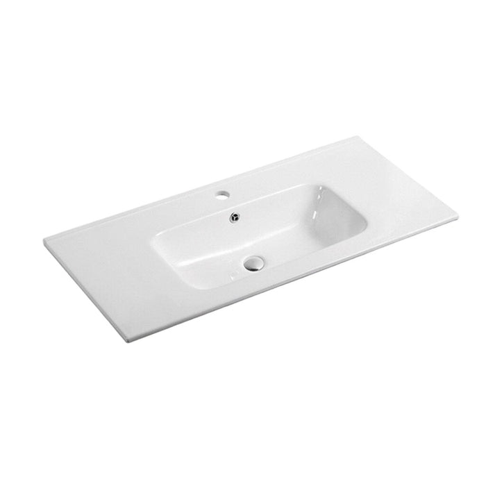 900*455*520mm Lukka Ridgewood Modern Sandy Oak Plywood Wall Hung Vanity