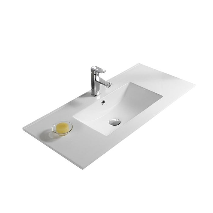 1200*455*520mm For Single Bowl Lukka Ridgewood Modern Sandy Oak Plywood Wall Hung Vanity