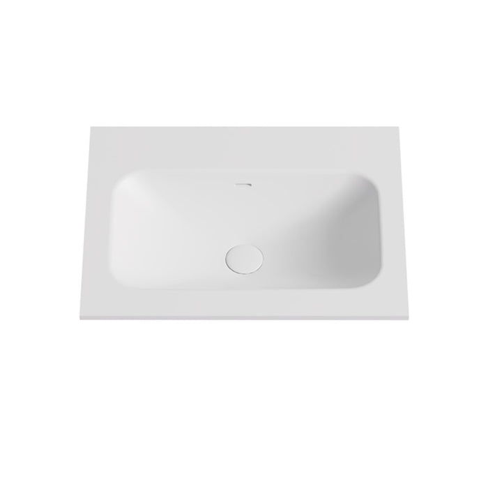600*455*520mm Lukka Ridgewood Modern Sandy Oak Plywood Wall Hung Vanity
