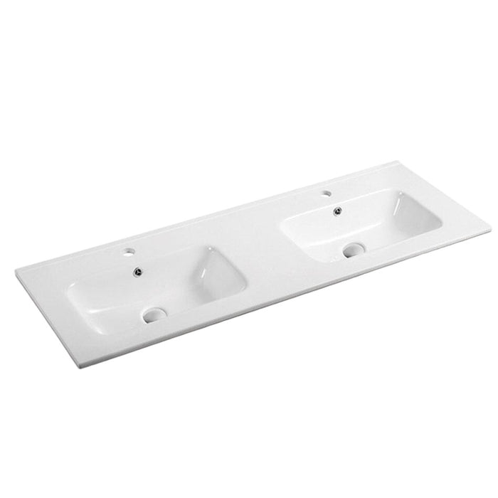 1200*455*520mm For Double Bowl Lukka Ridgewood Modern Sandy Oak Plywood Wall Hung Vanity