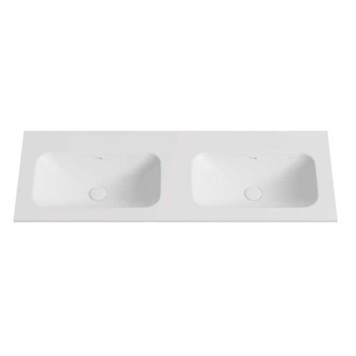 1200*455*520mm For Double Bowl Lukka Ridgewood Modern Sandy Oak Plywood Wall Hung Vanity