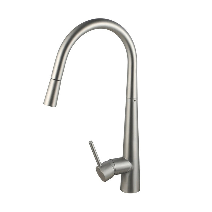 420mm Otti Bistro Brass Electroplated PVD Coating Pull Out Kitchen Mixer
