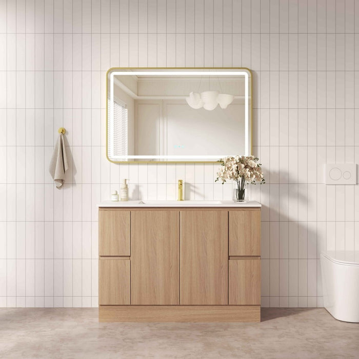 600-1500*450*830mm Mercio RITA Elegant Oak Freestanding Vanity