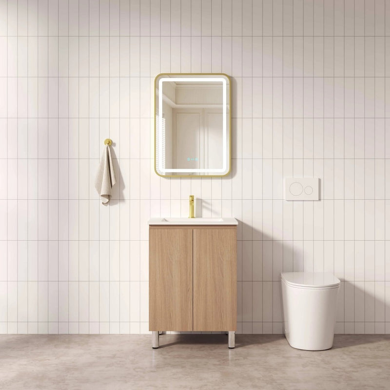 600-1500*450*830mm Mercio RITA Elegant Oak Freestanding Vanity