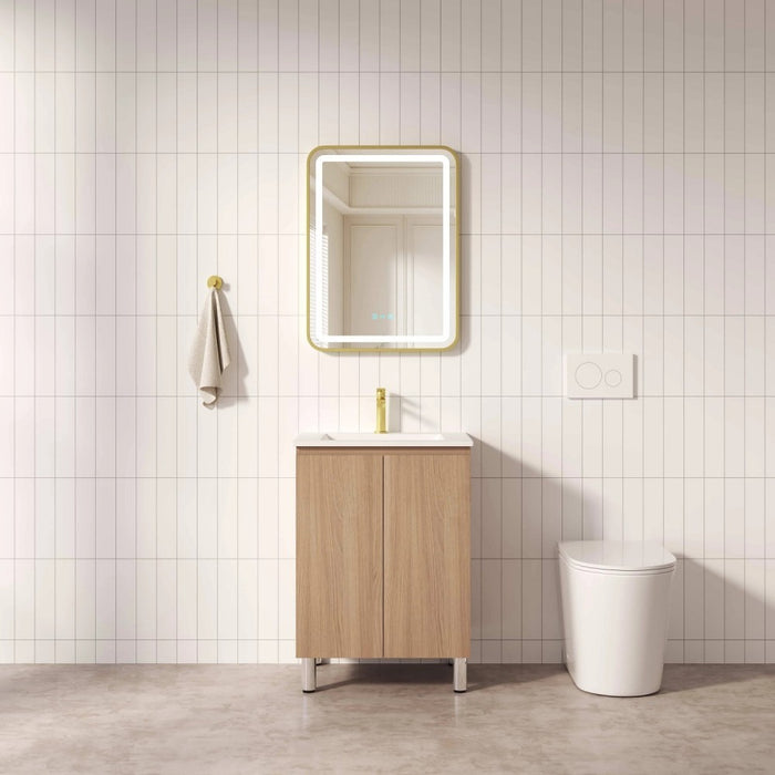 600-1500*450*830mm Mercio RITA Elegant Oak Freestanding Vanity