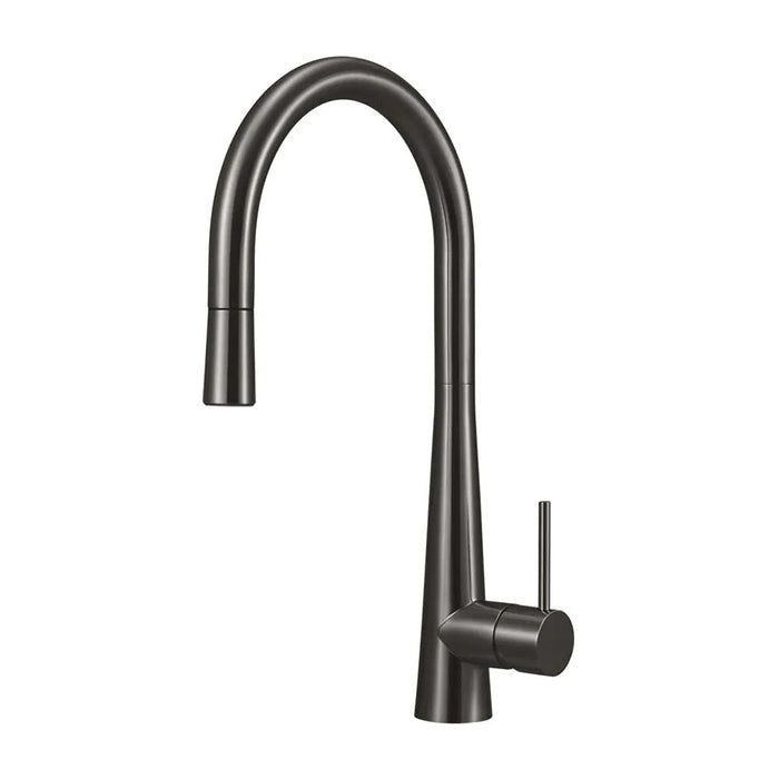 420mm Otti Bistro Brass Electroplated PVD Coating Pull Out Kitchen Mixer