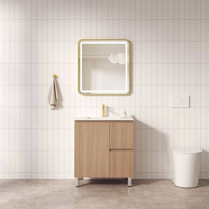 600-1500*450*830mm Mercio RITA Elegant Oak Freestanding Vanity