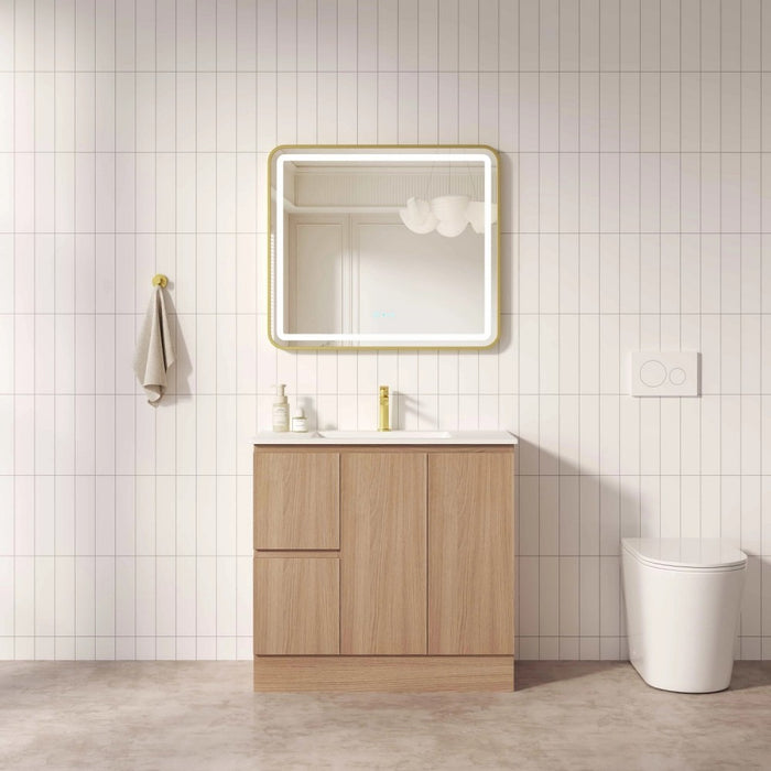 600-1500*450*830mm Mercio RITA Elegant Oak Freestanding Vanity