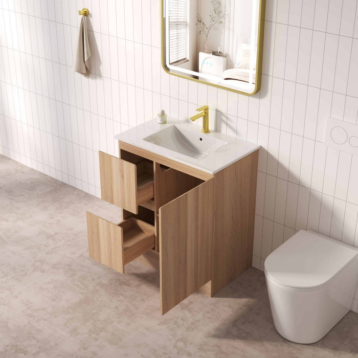 600-1500*450*830mm Mercio RITA Elegant Oak Freestanding Vanity
