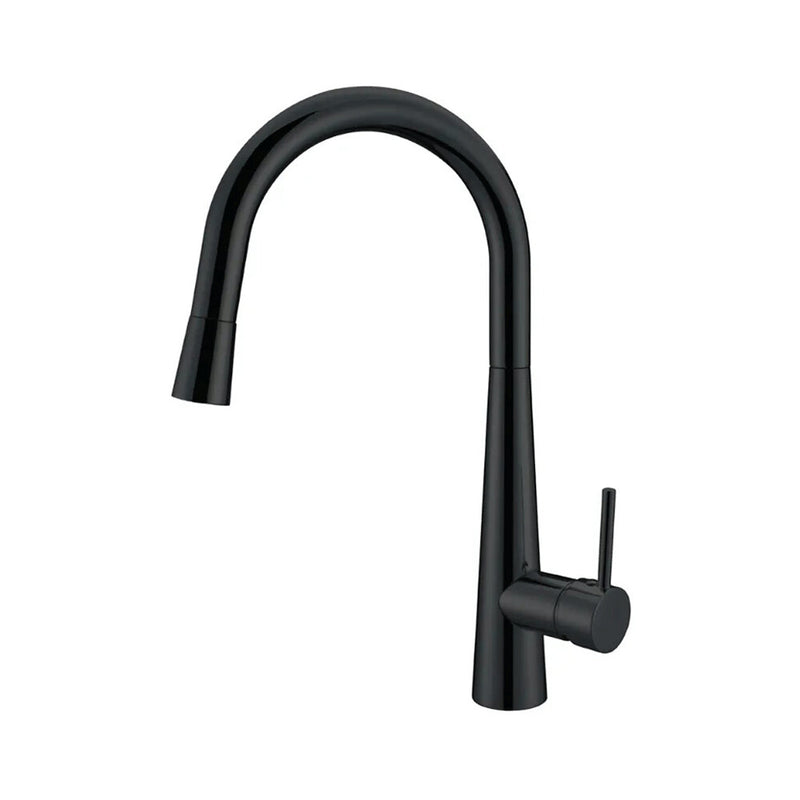 420mm Otti Bistro Brass Electroplated PVD Coating Pull Out Kitchen Mixer