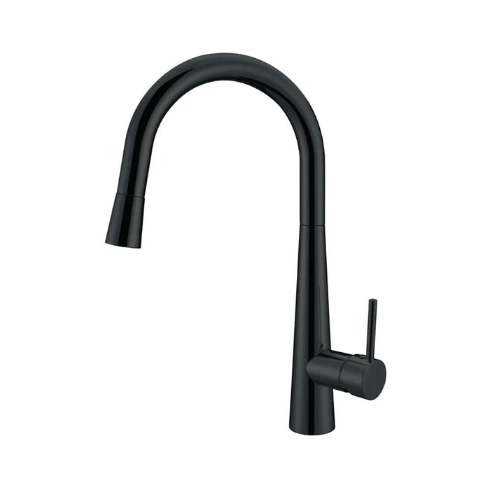 420mm Otti Bistro Brass Electroplated PVD Coating Pull Out Kitchen Mixer