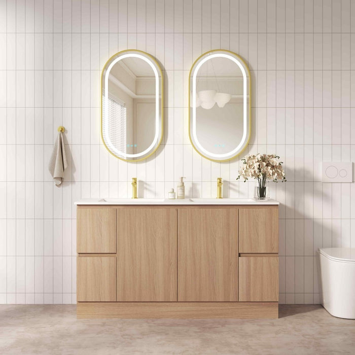 600-1500*450*830mm Mercio RITA Elegant Oak Freestanding Vanity