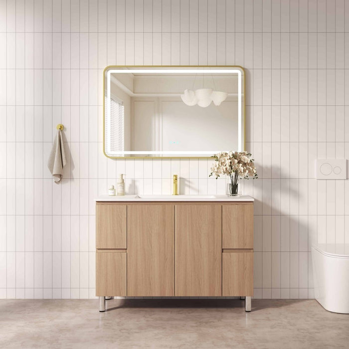 600-1500*450*830mm Mercio RITA Elegant Oak Freestanding Vanity