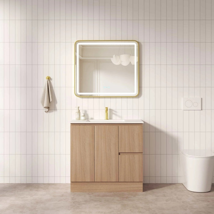 600-1500*450*830mm Mercio RITA Elegant Oak Freestanding Vanity