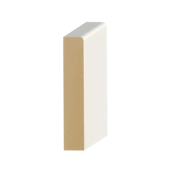 4880*82.5*12mm Poseidon Matt white MDF Baseboard - Adhesive Bonding