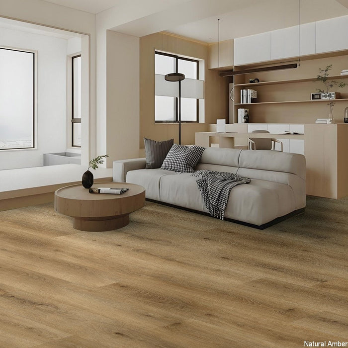 Poseidon Natural Amber Waterproof SPC Hybrid Flooring 8mm (2.103 m2/box)