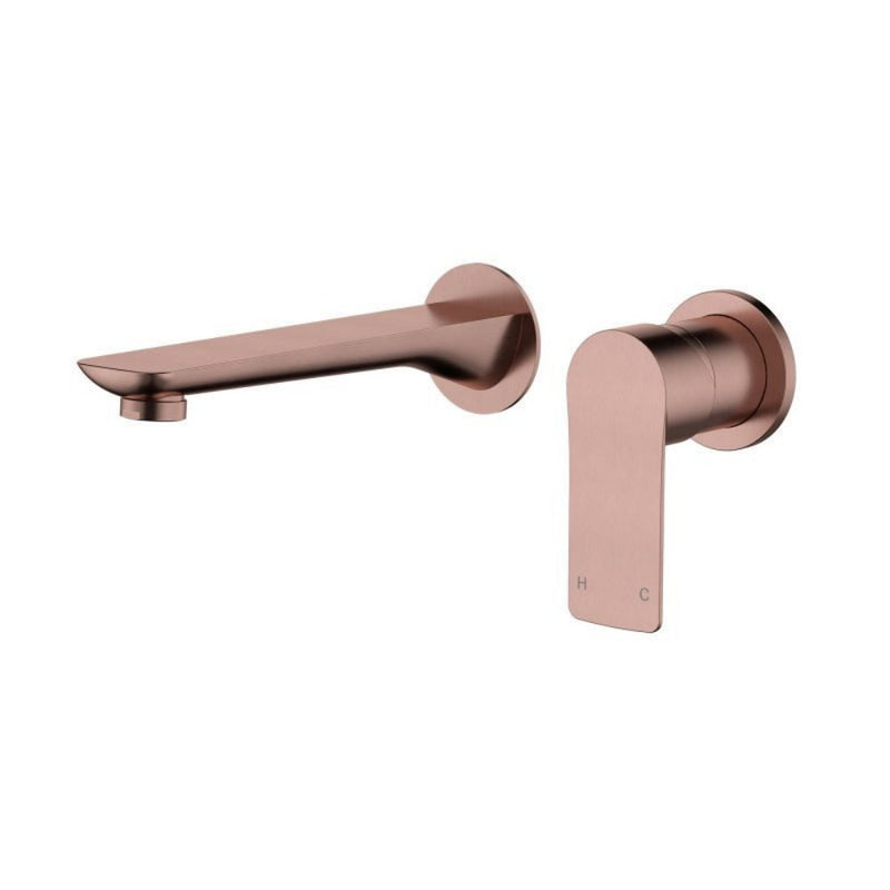 Modernnational Nova Solid Brass Wall Mixer With Spout