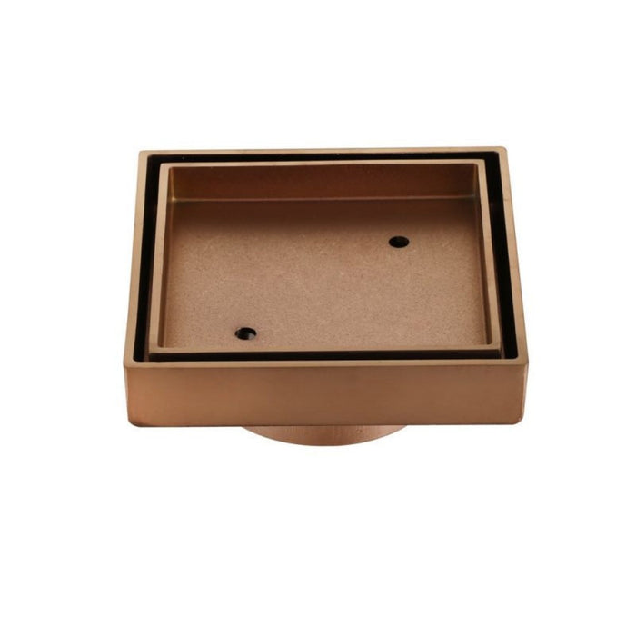 75mm Modernnational Champagne Solid Brass Tile Insert