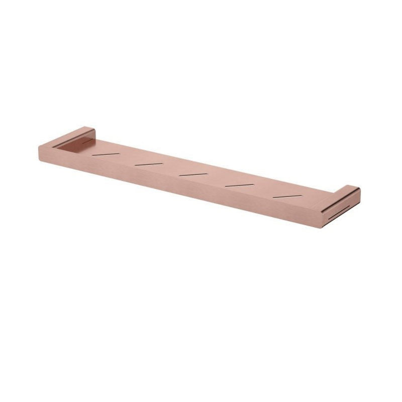 527mm Modernnational Nova Solid Brass Square Bars Metal Shelf