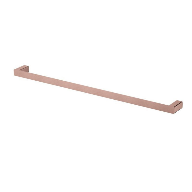 750mm Modernnational Nova Solid Brass Square Single Towel Rail