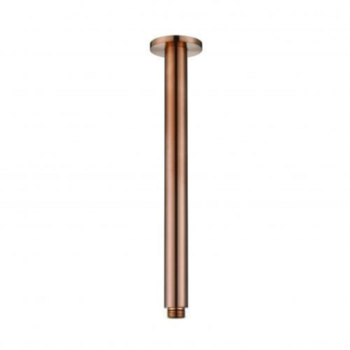 300mm Modernnational Champagne Brass Round Ceiling Shower Arm