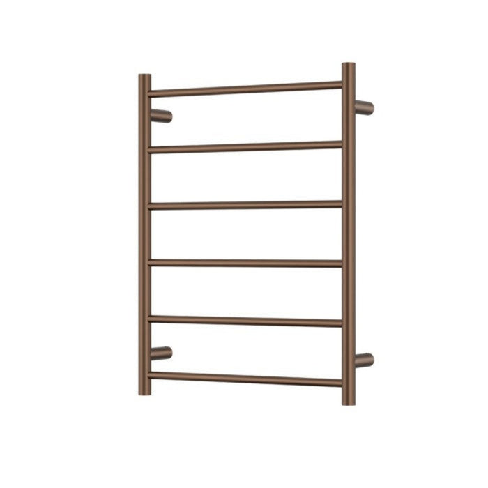 600*800mm BK Morgan Rund 6 Round Bar Stainless Steel Heated Towel Rail