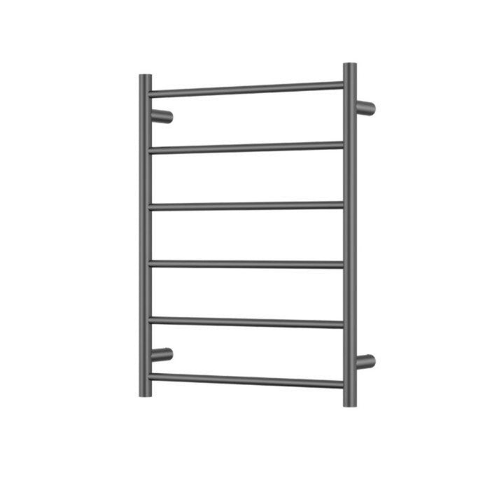 600*800mm BK Morgan Rund 6 Round Bar Stainless Steel Heated Towel Rail