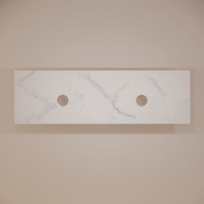 600-1500*450*550mm ABS Banff Coastal Oak Shaker Plywood Wall Hung Vanity