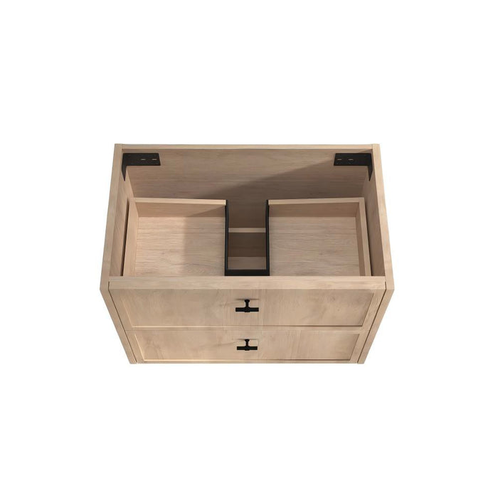 600-1500*450*550mm ABS Banff Coastal Oak Shaker Plywood Wall Hung Vanity