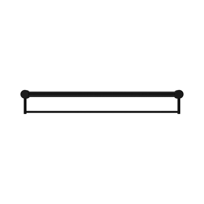 300/600/900mm Nero Mecca Care 32mm Stainless Steel Grab Rail With Towel Holder