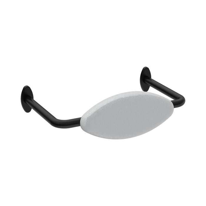560*320mm Nero Mecca Care DDA Accessible Stainless Steel Toilet Backrest