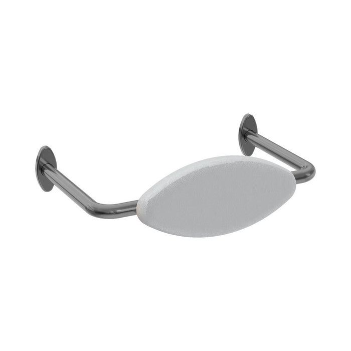 560*320mm Nero Mecca Care DDA Accessible Stainless Steel Toilet Backrest